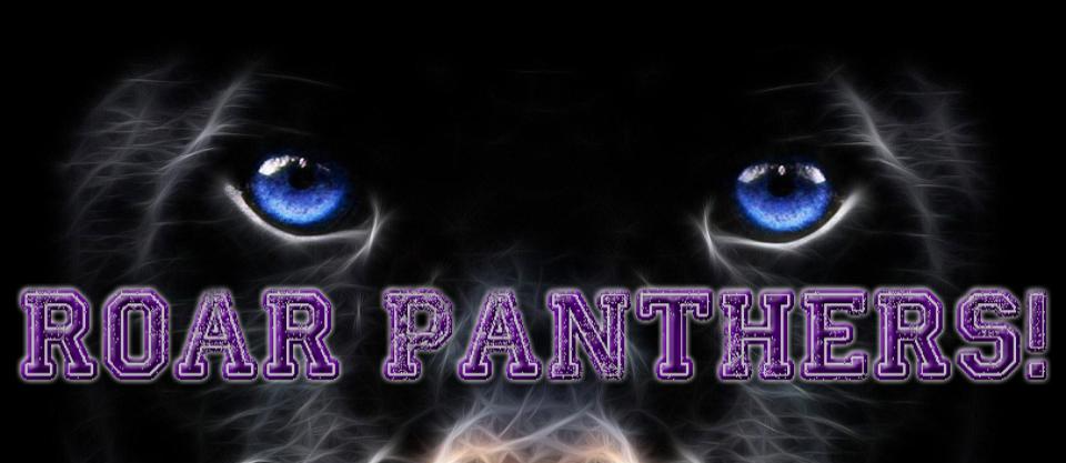 Panther with Roar Panthers text in front