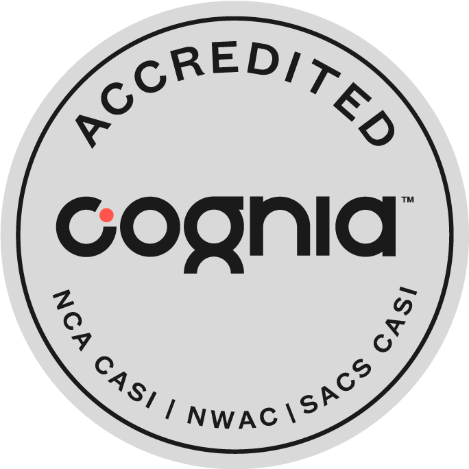Cognia accredited school logo