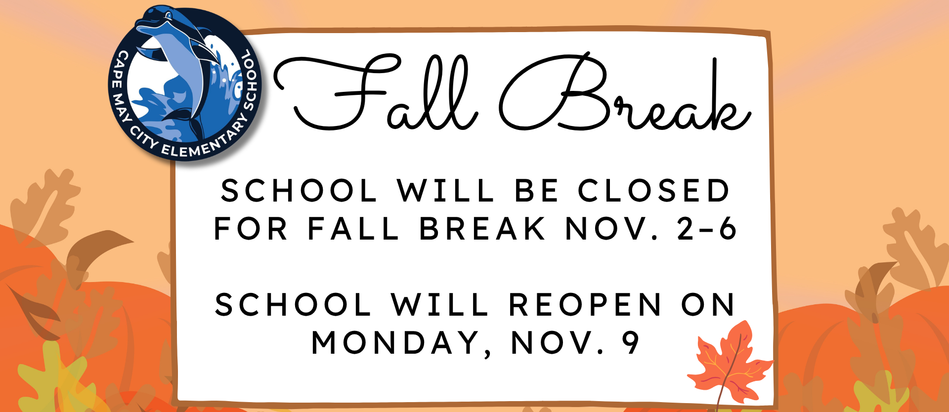 Fall Break 2026
