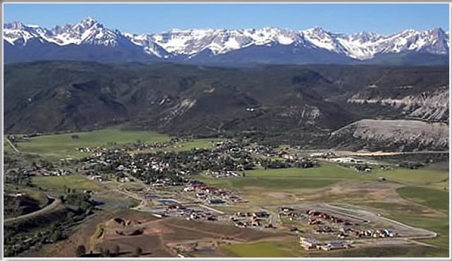 Ridgway Arial View