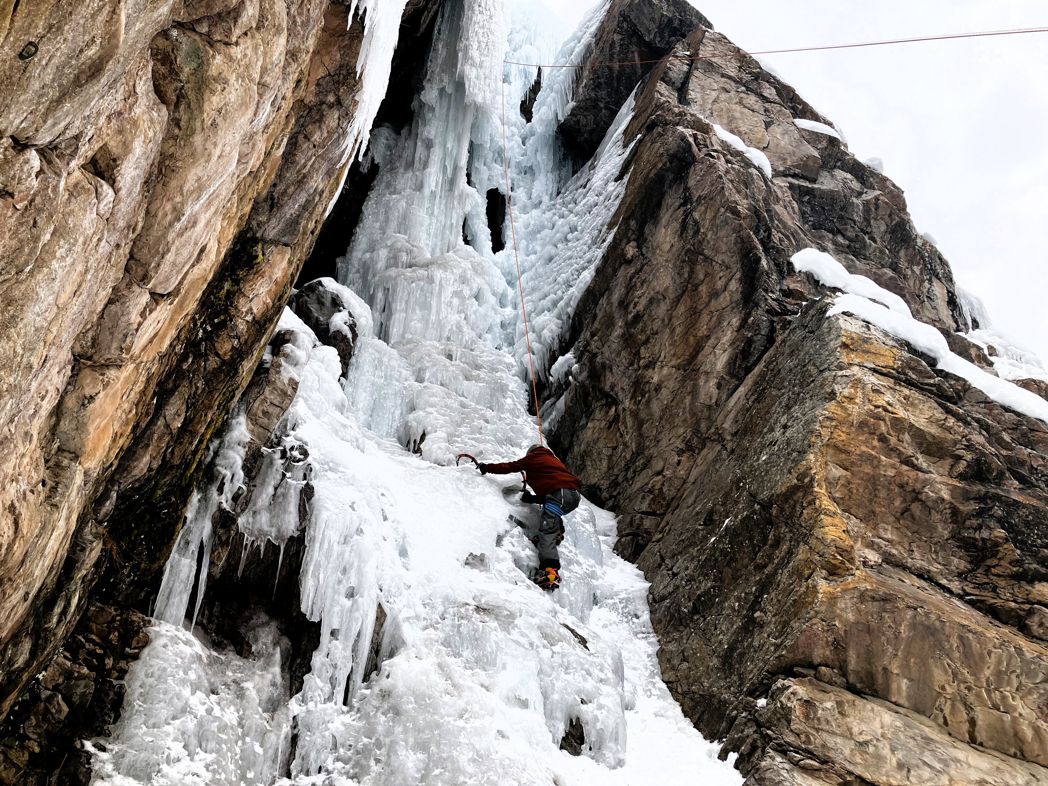 Freshman Learn to Ice Climb 2024