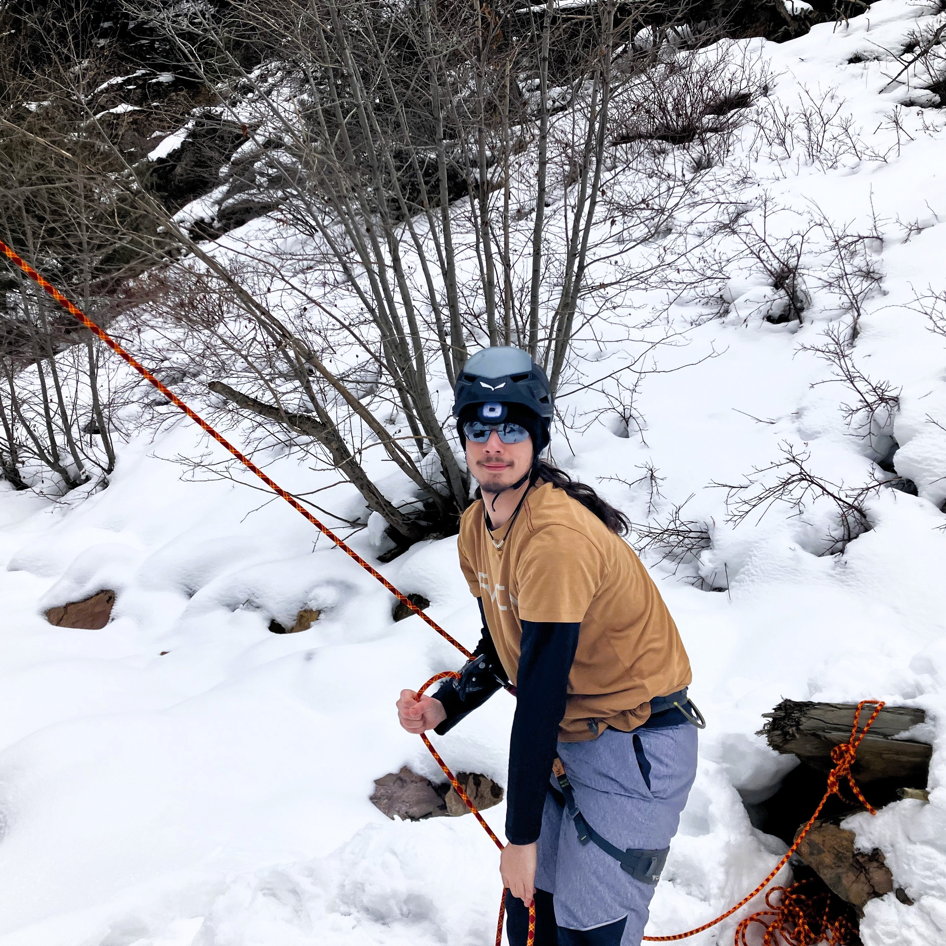 Freshman Learn to Ice Climb 2024