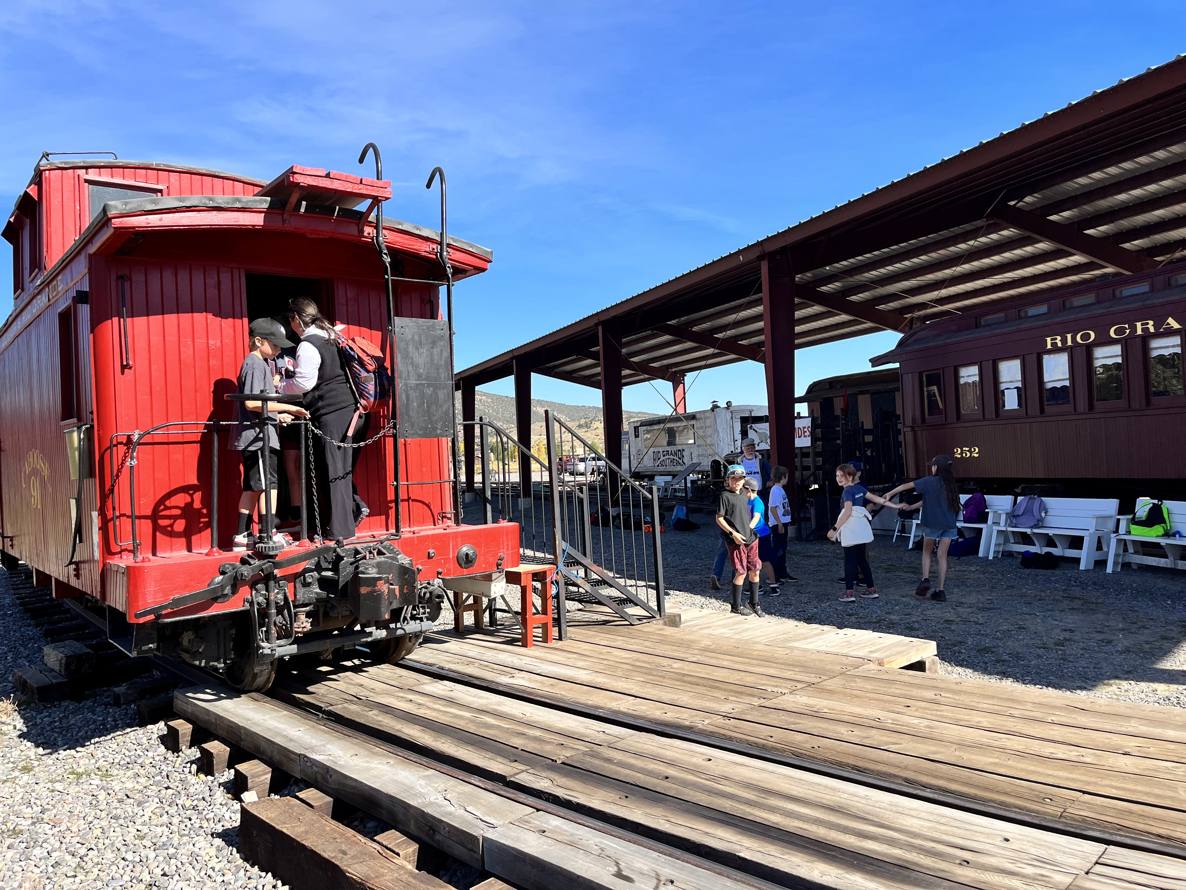 4th grade trip to Ridgway Railroad Museum