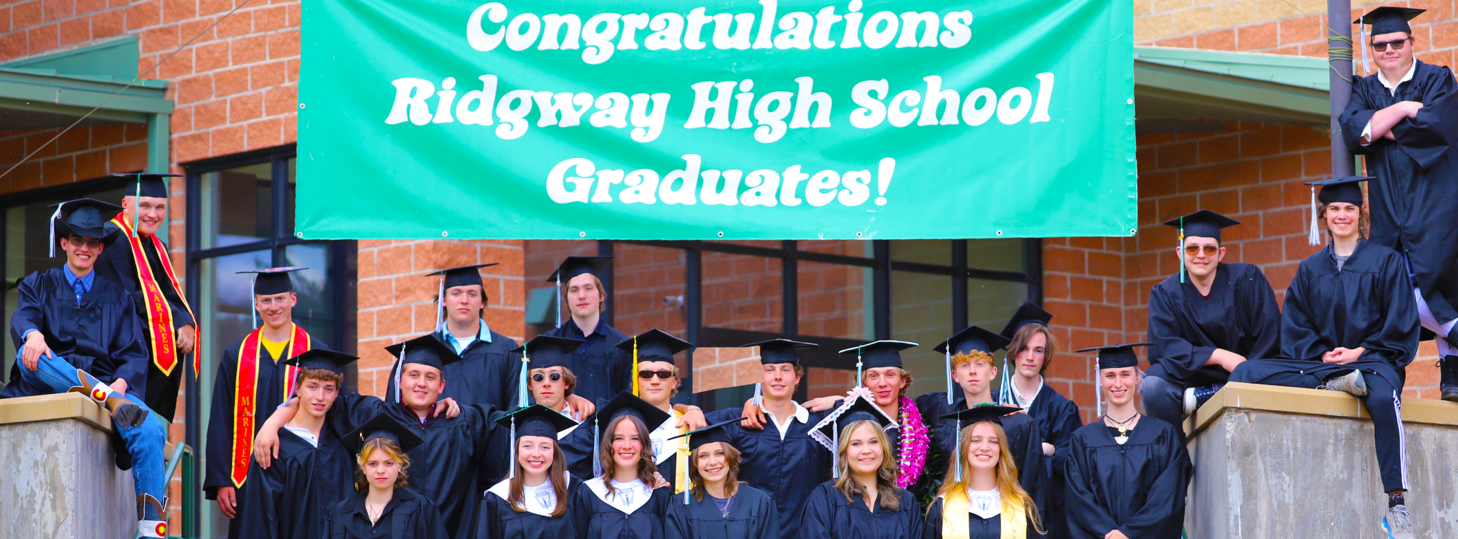Congratulations Ridgway High School Graduates Class of 2024 group photo