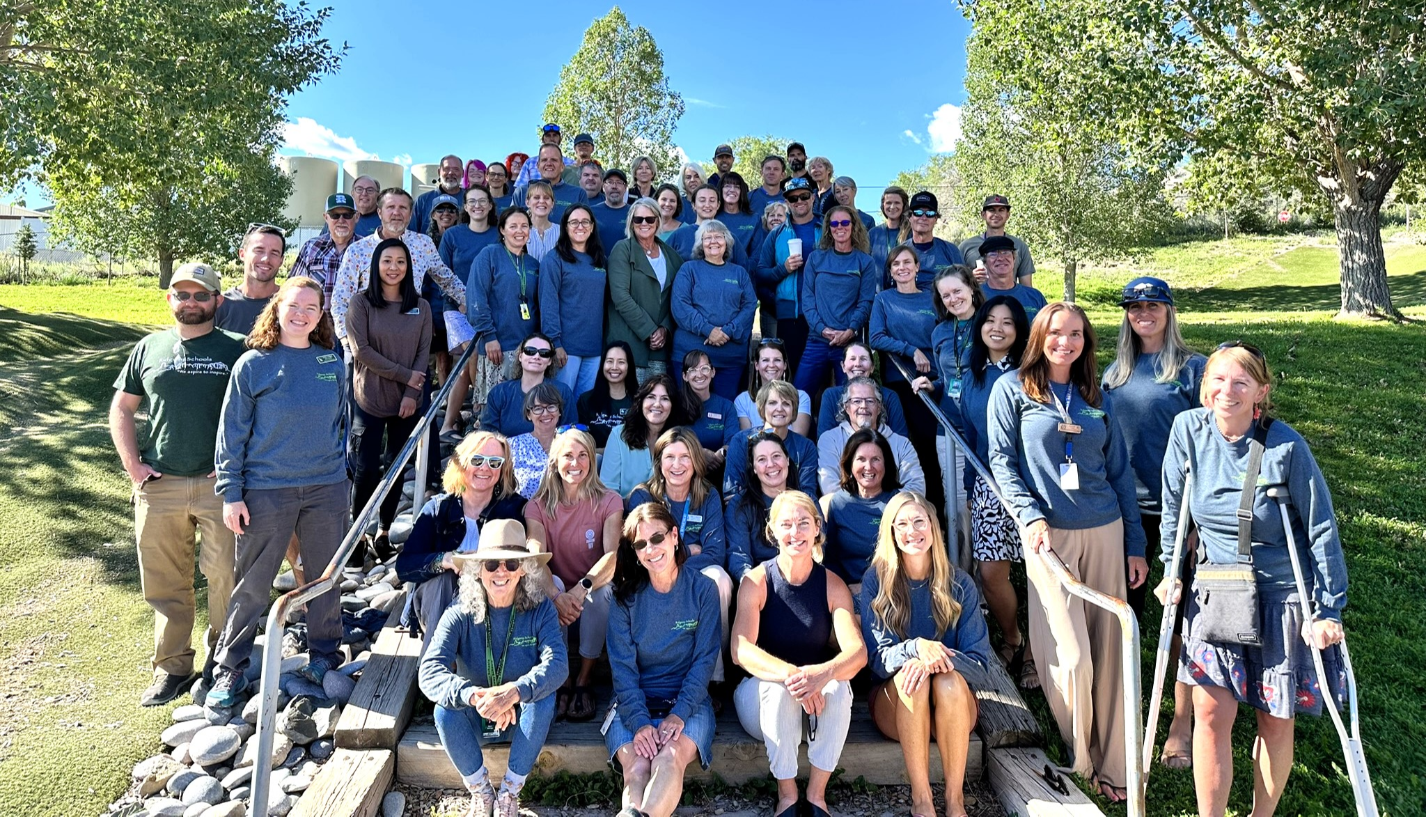 All staff photo outside