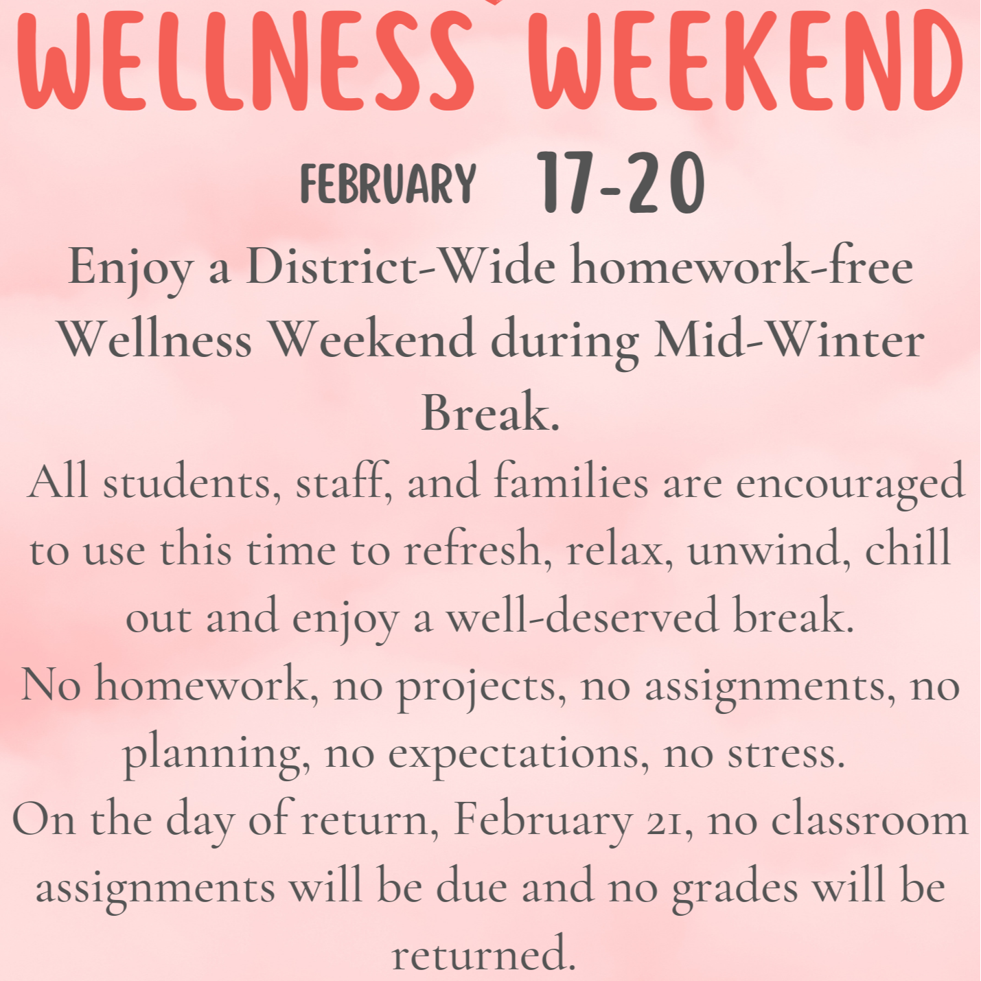 Wellness Weekend