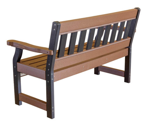 Bench back view
