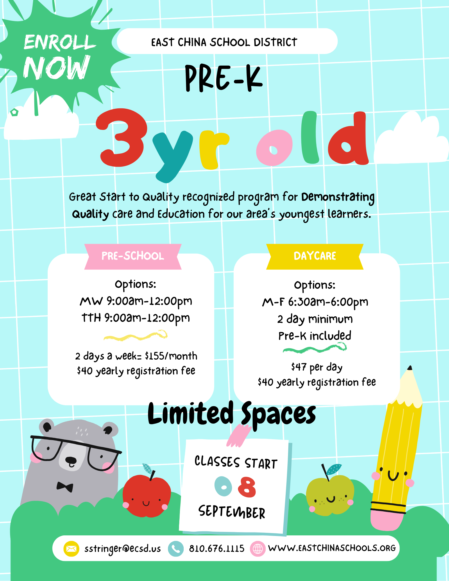3 year old PreK