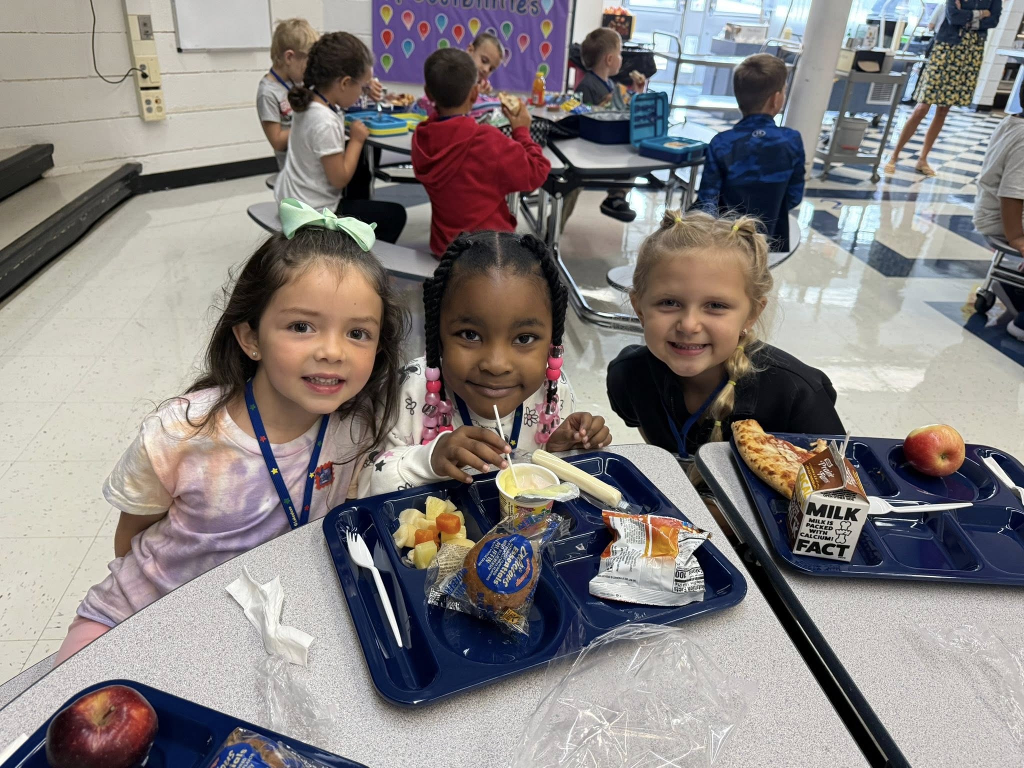 Pine River Students at lunch