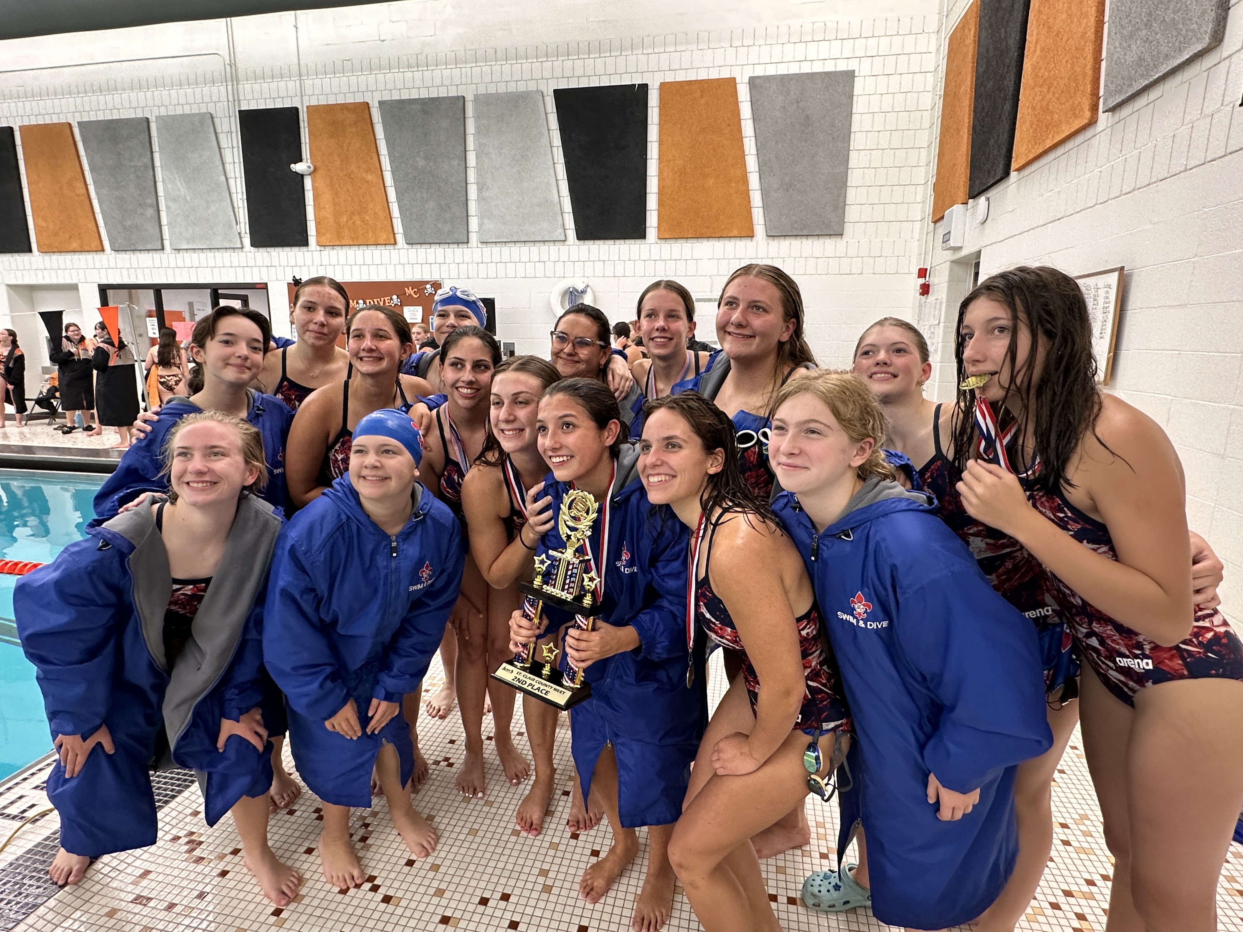 SC Swim Team 2nd place at County Meet