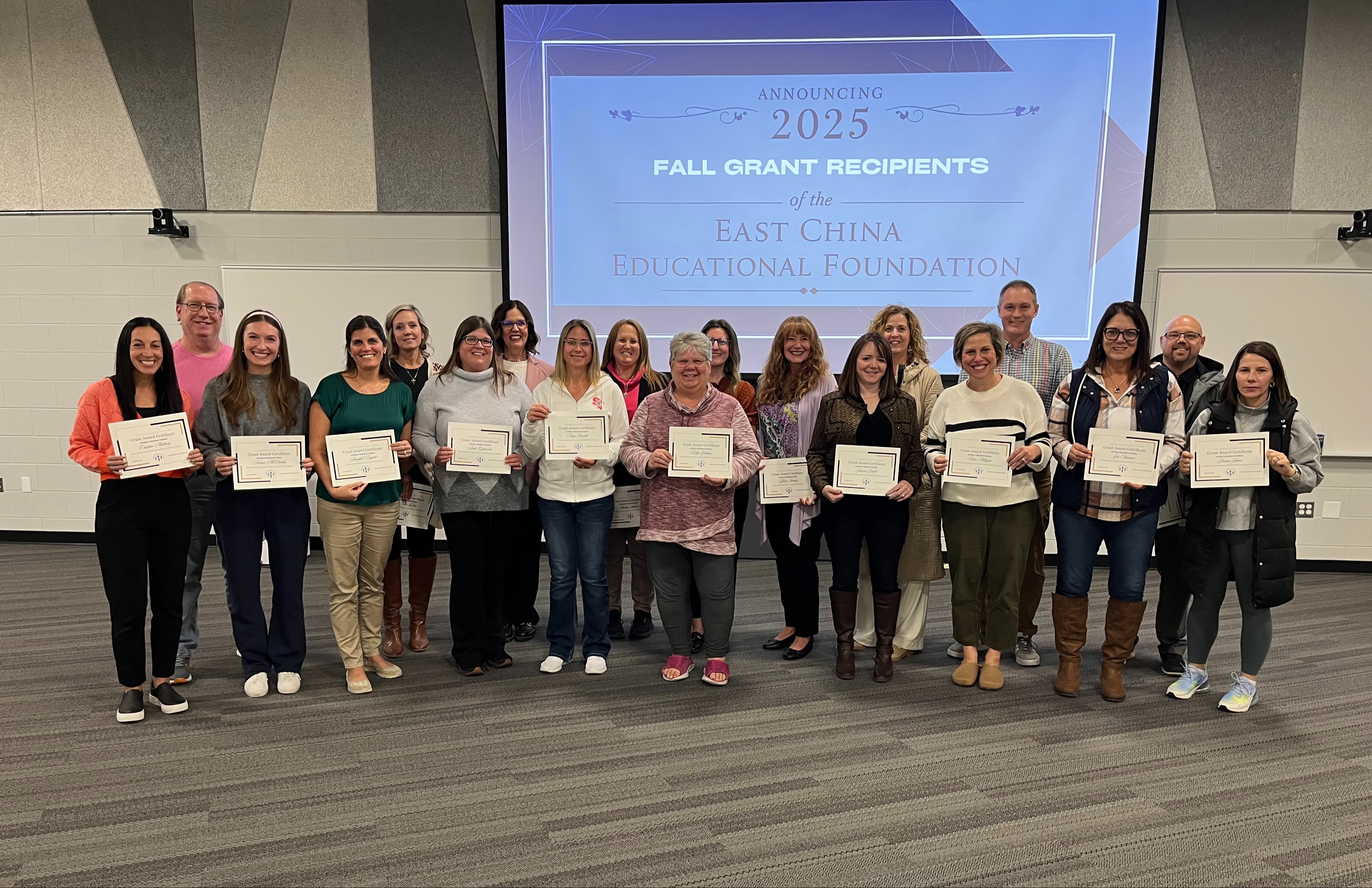 Fall 2025 Grant Winners