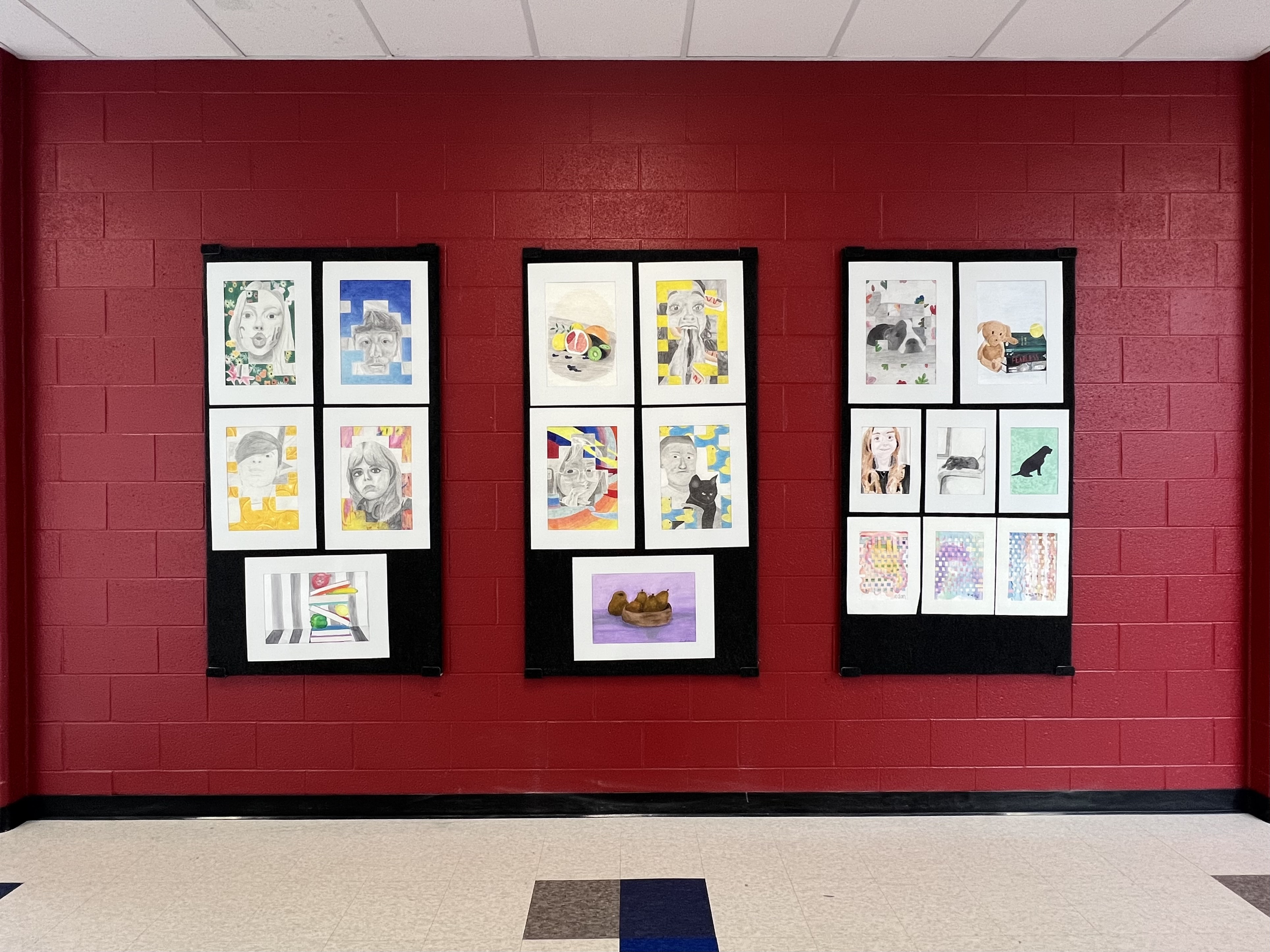 SCHS Art display Boards