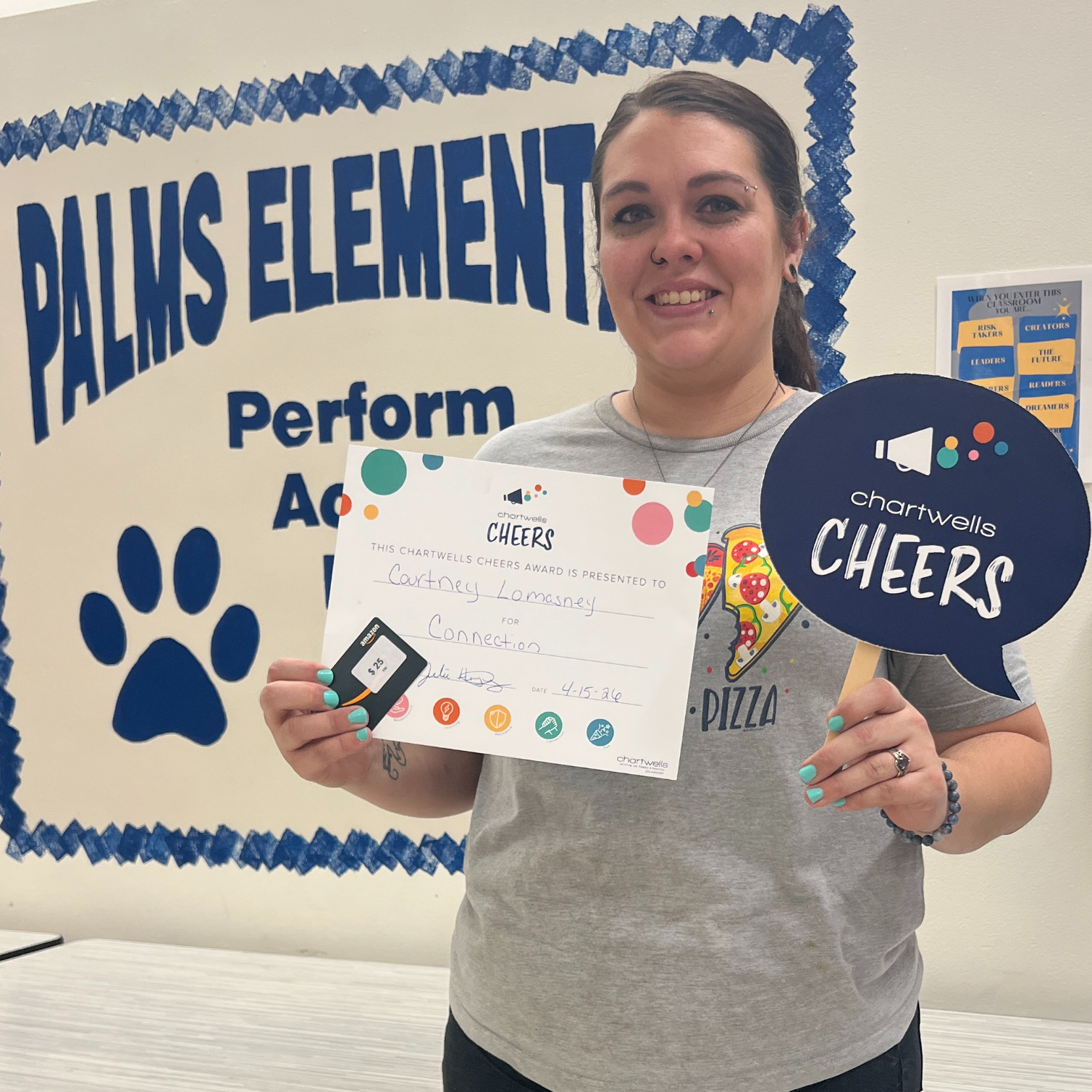 Chartwells Spotlight employee