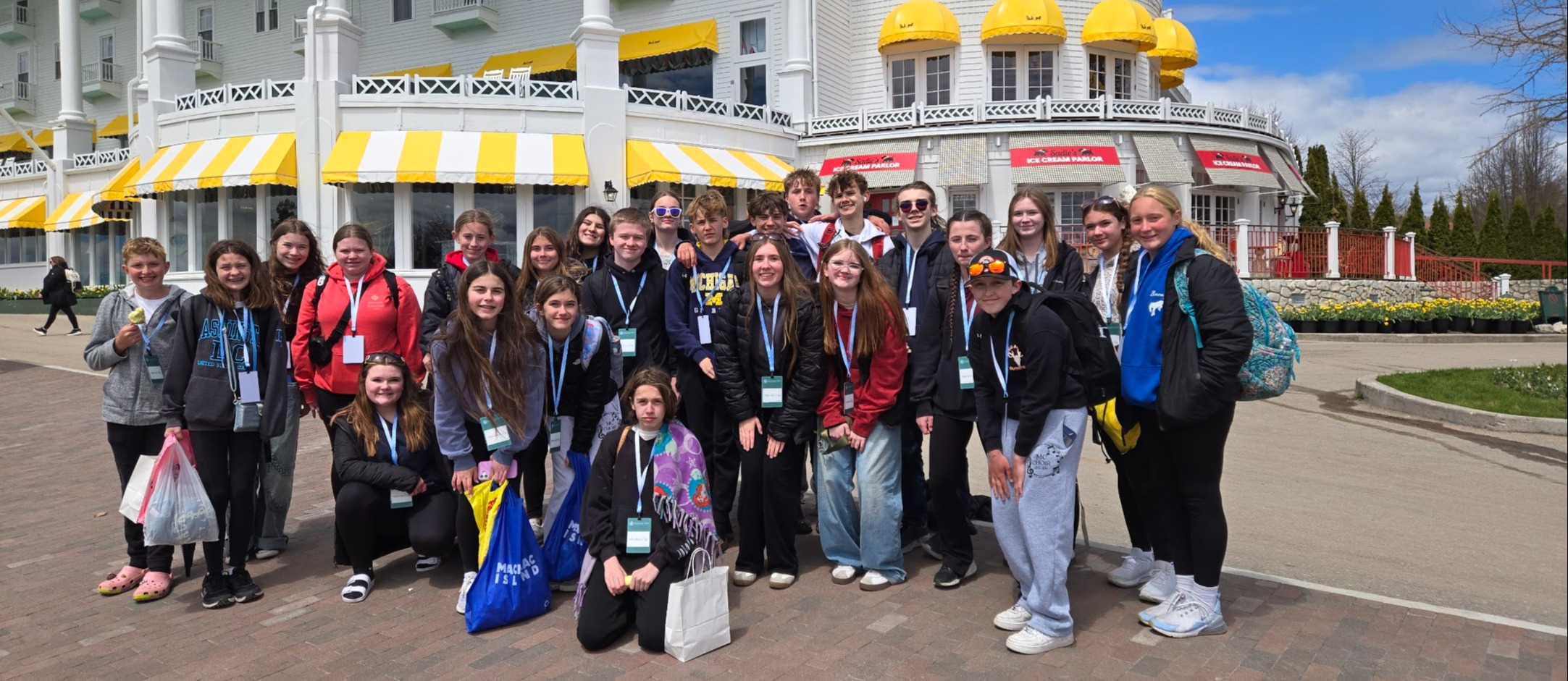 MCMS Students at Mackinac Island