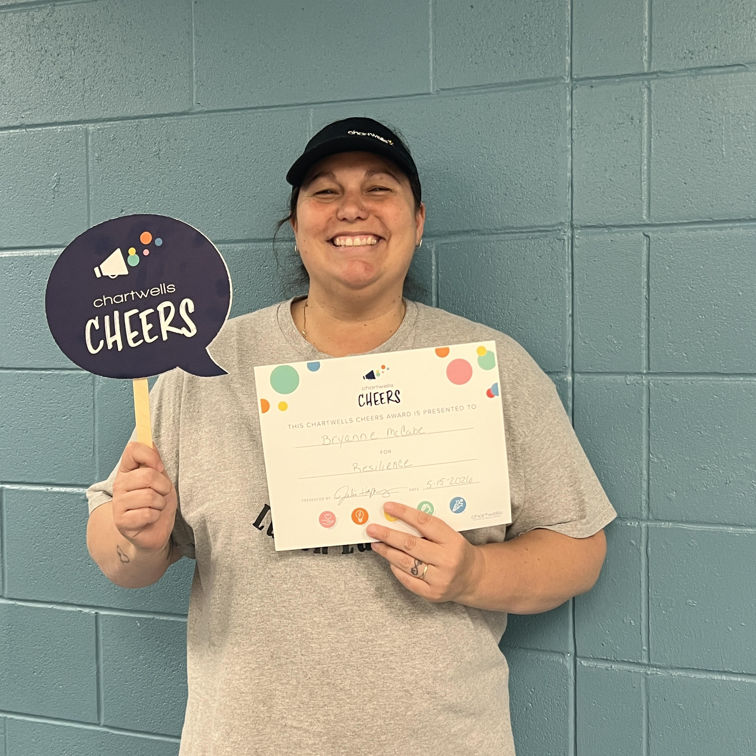 Chartwells Spotlight employee