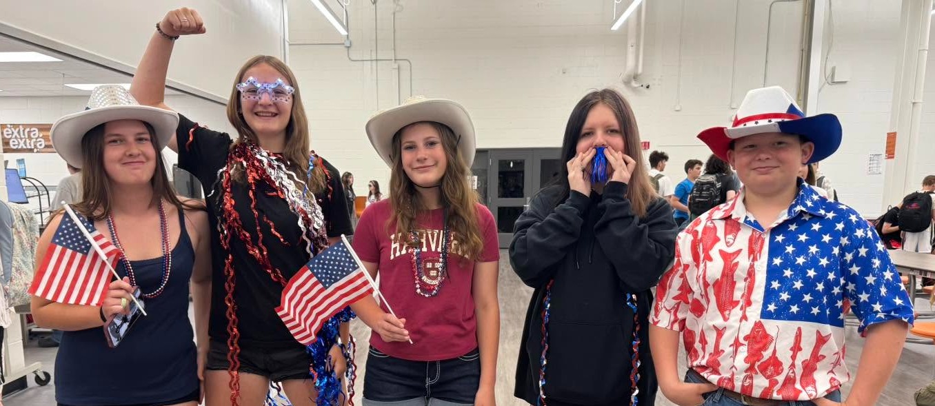 MCMS students on Spirit Day
