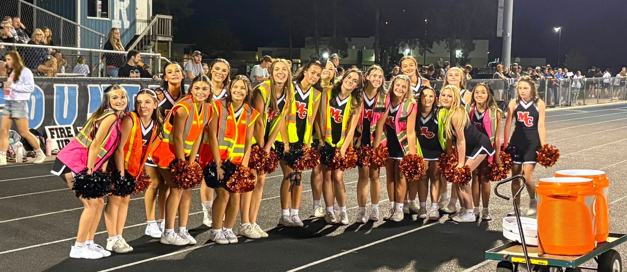 MCHS Cheer at Game