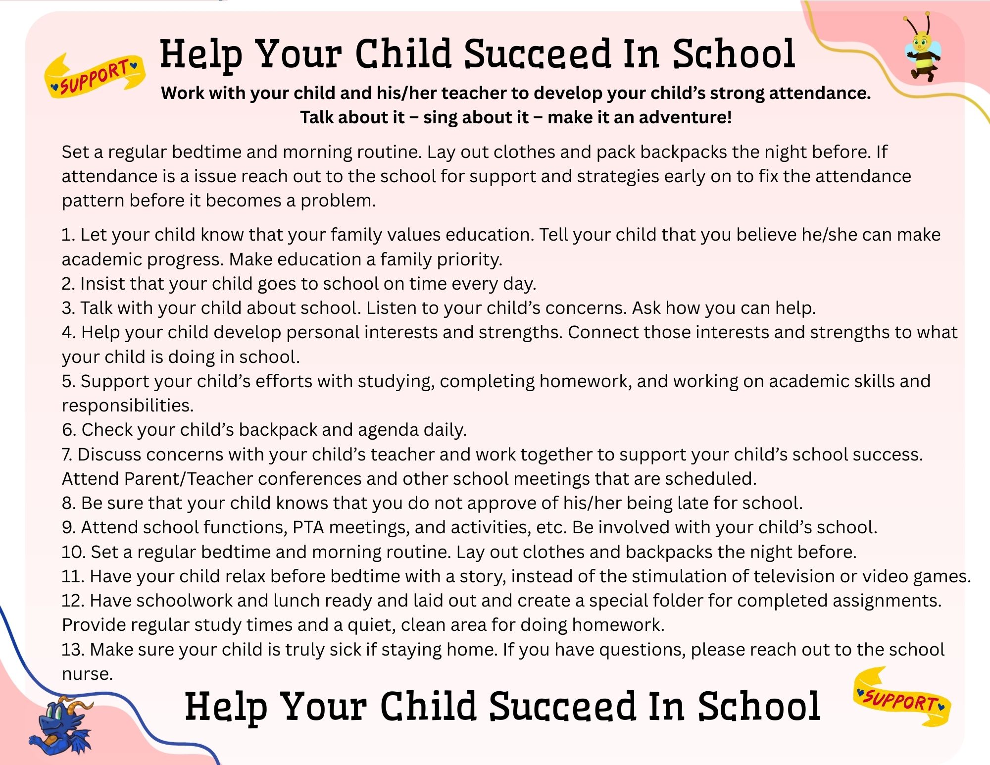 Attendance Resources