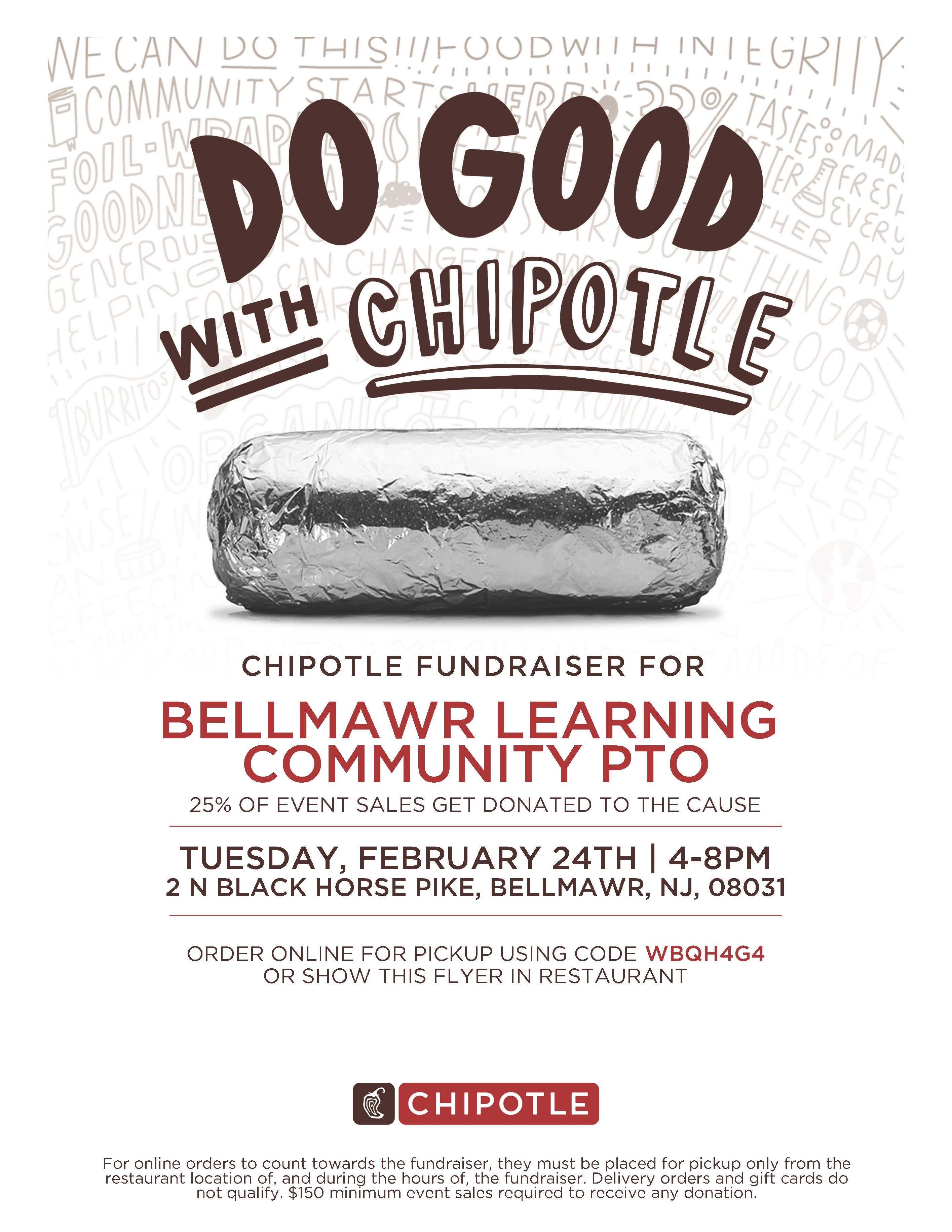 Dine and Donate Chipotle