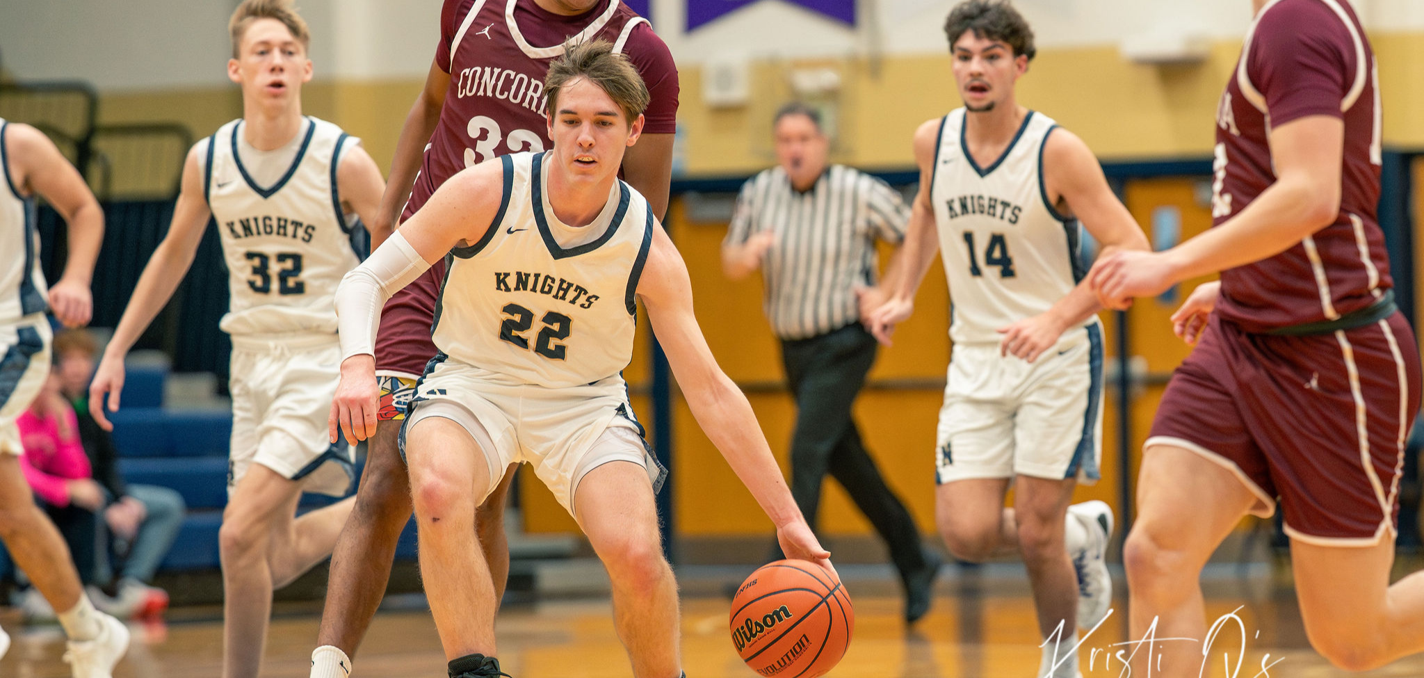 Boys Basketball Action Picture