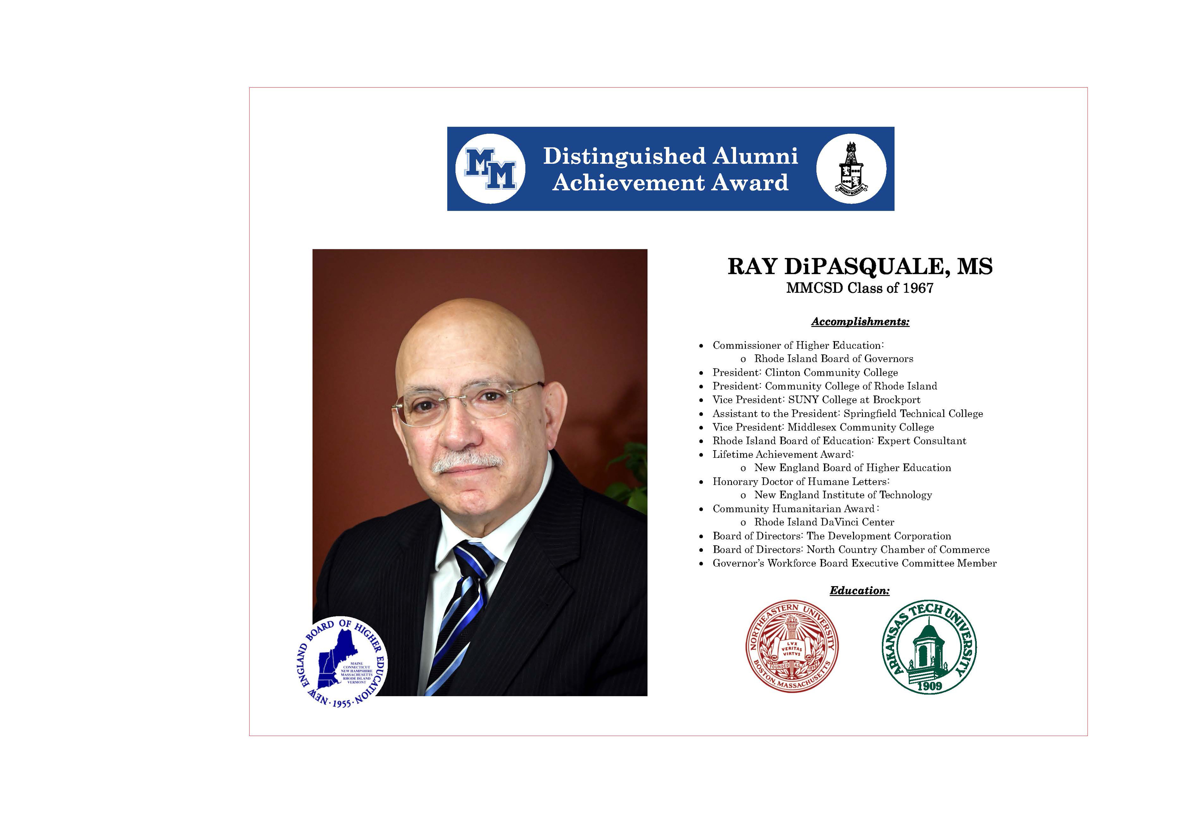 Ray DiPasquale Accomplishments.