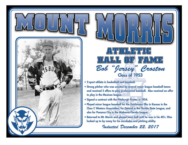Mount Morris - Bob "Jersey" Croston