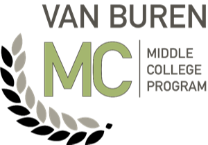 Logo for Van Buren Middle College Program.