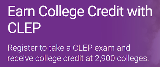 Take a CLEP exam for college credit