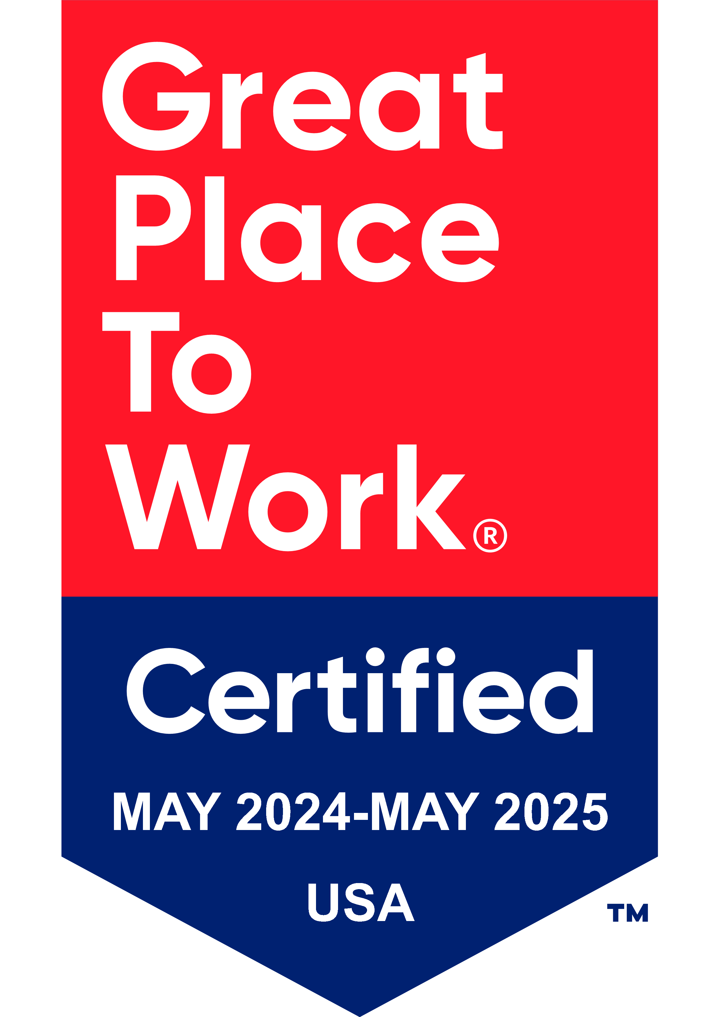 Great place to work badge