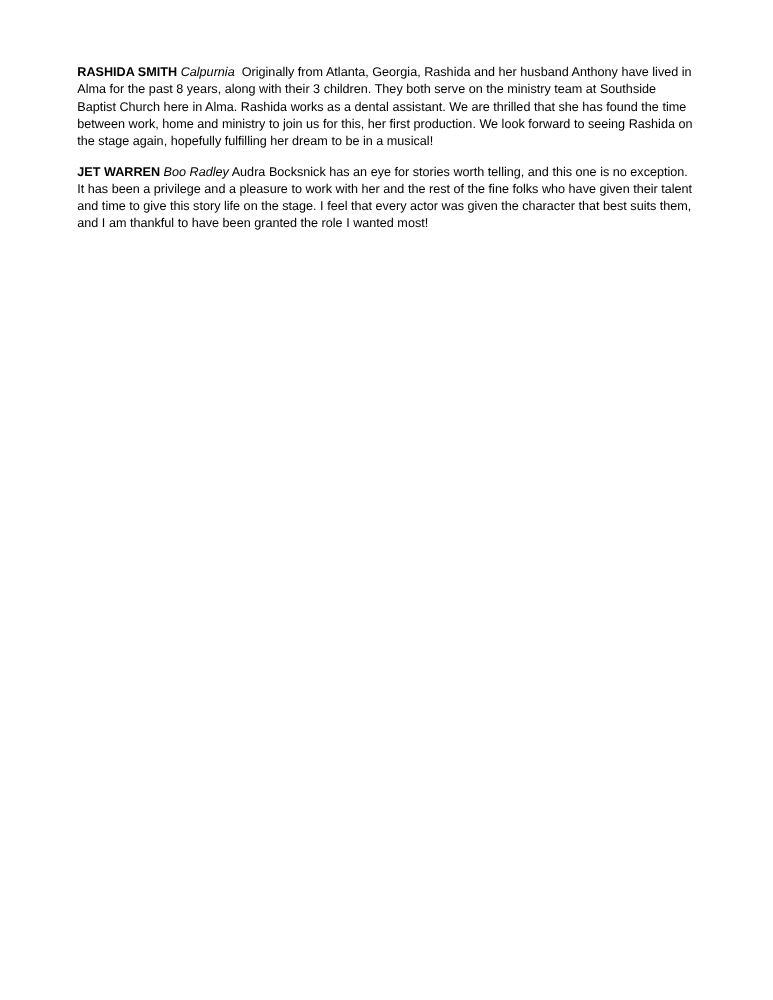 Cast bios 3
