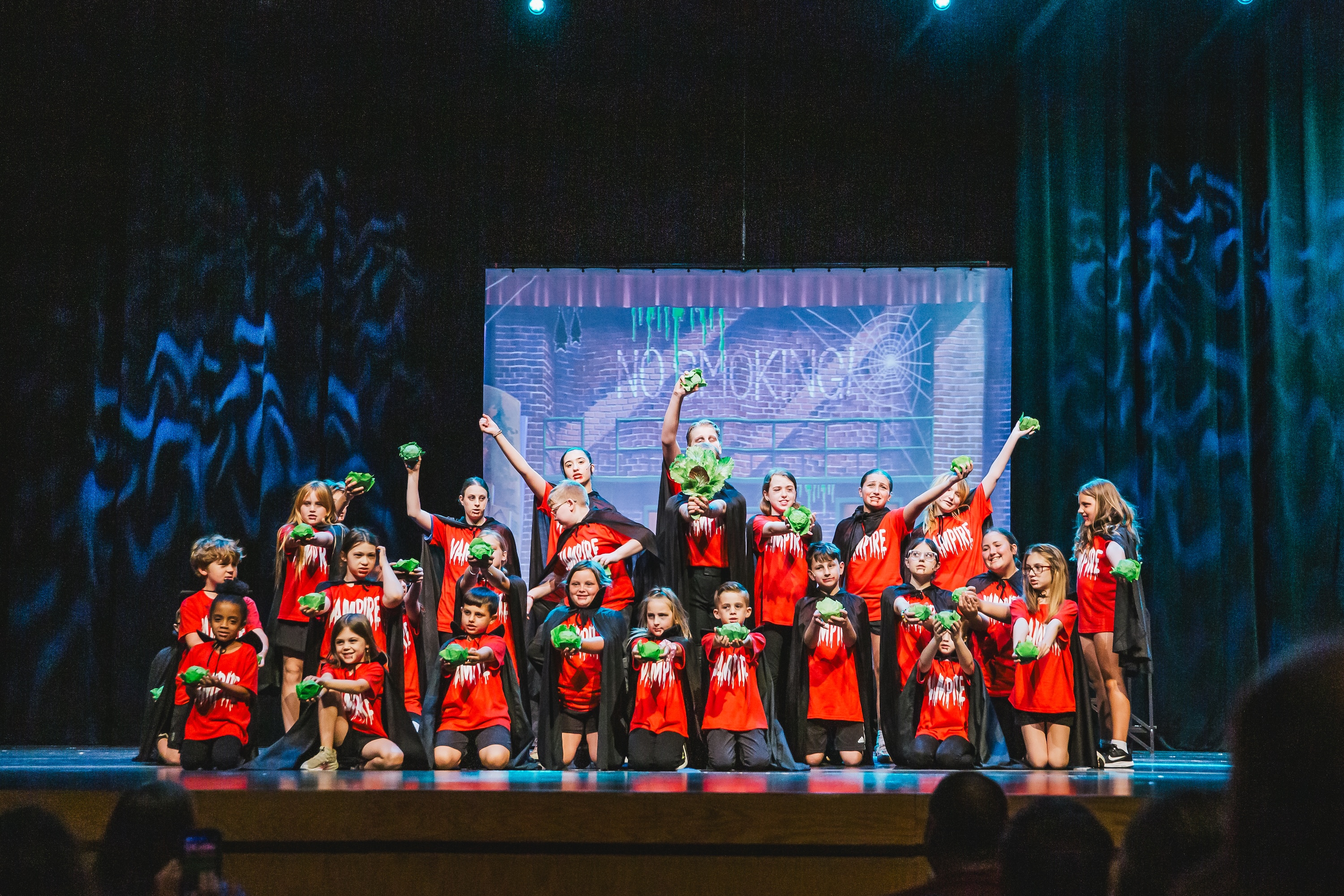 kids in red