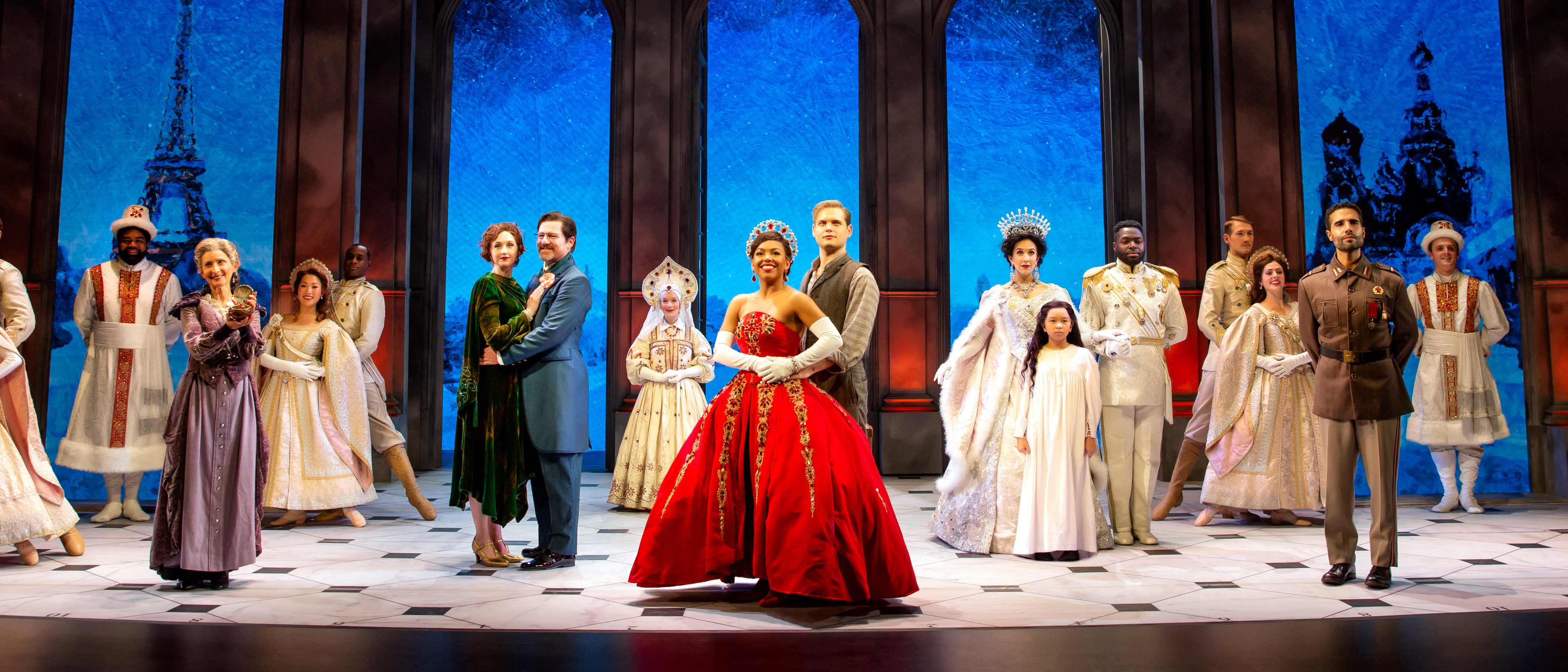 People in fancy dresses 