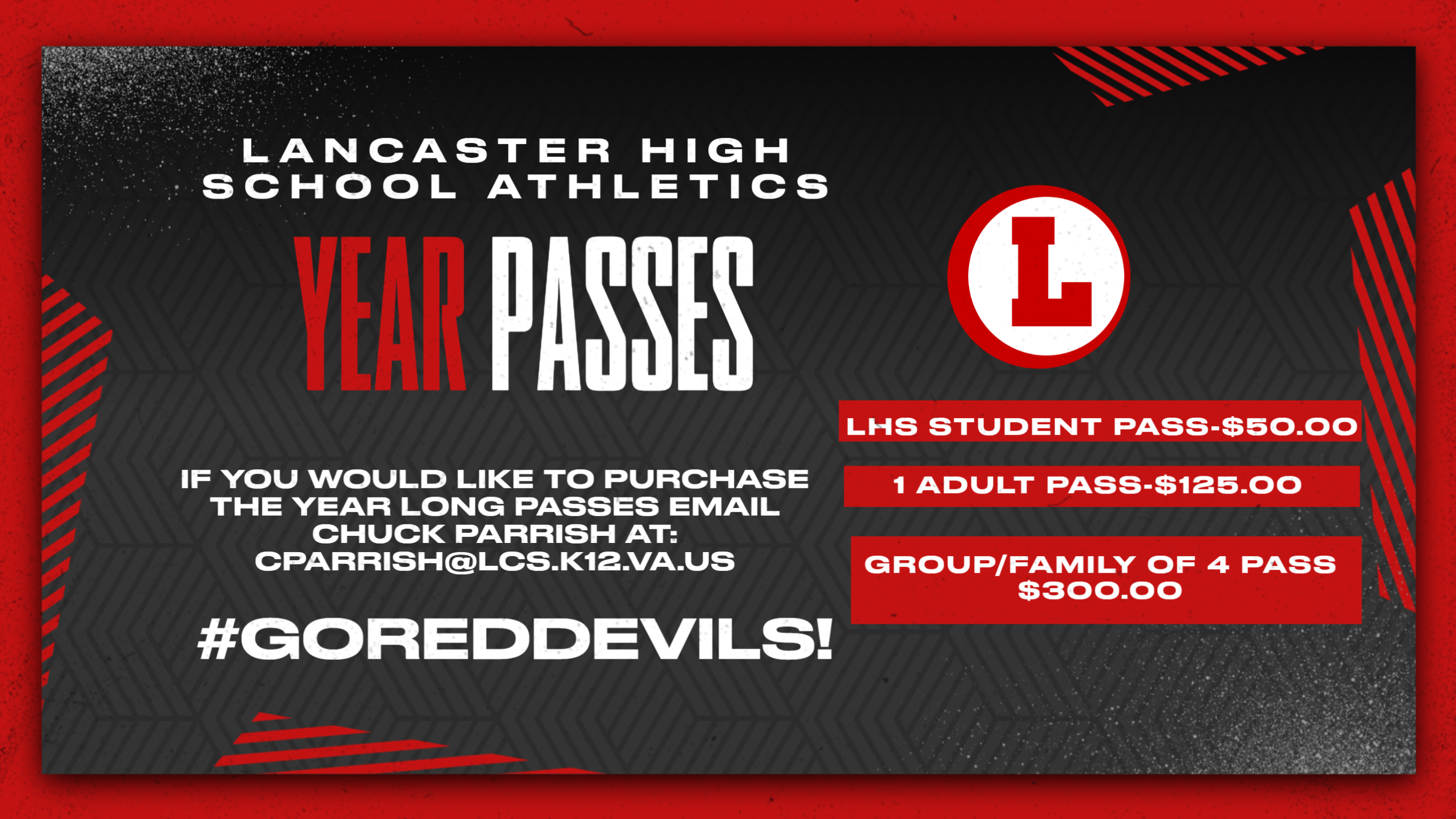 Year Long Athletic Pass Options