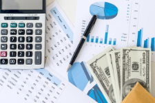 picture of calculator and money