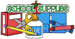 School supplies cartoon