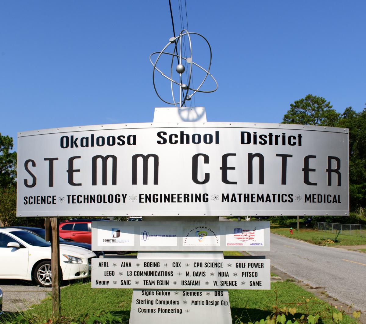 school sign