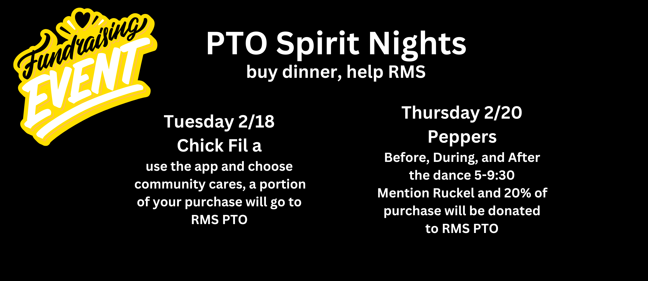 PTO Fundraising Nights