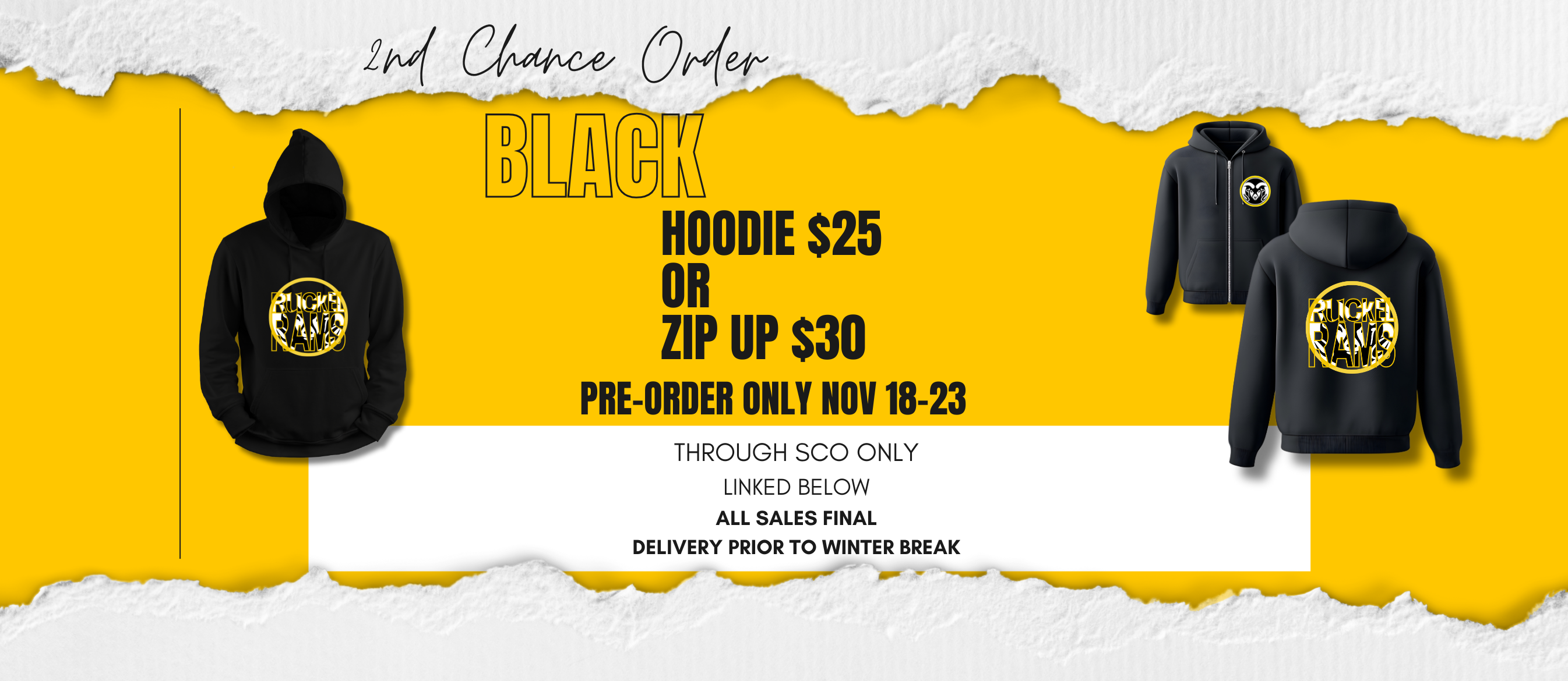 Black Hoodie 2nd Chance