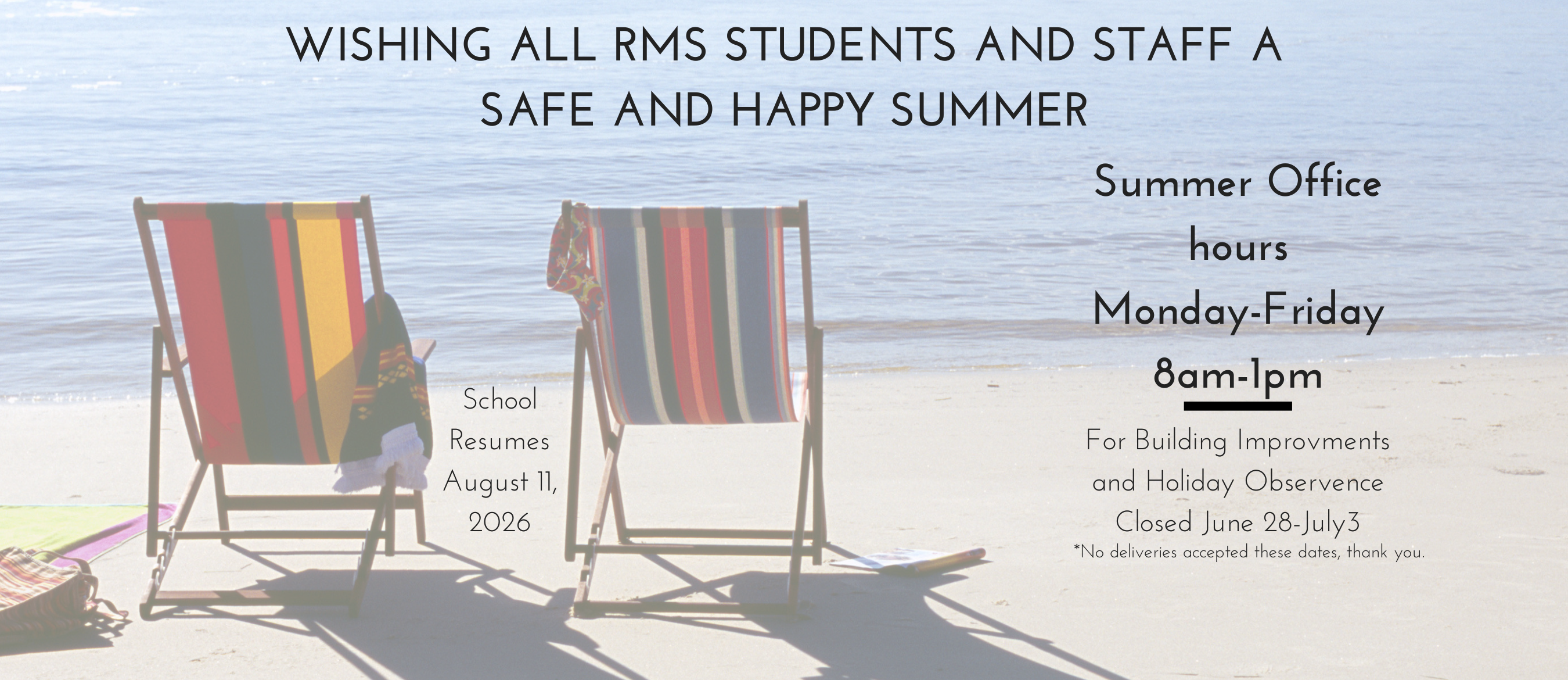 Summer Office Hours