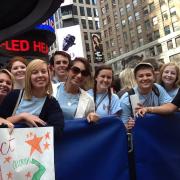 Students at Good Morning America on our recent trip to NYC! 