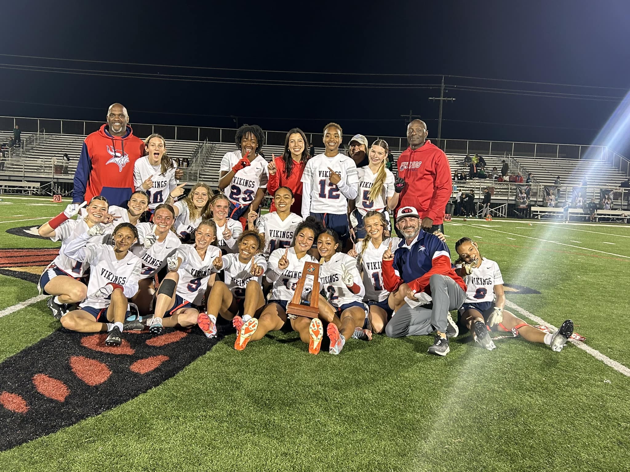 First ever district championship for Flag Football!