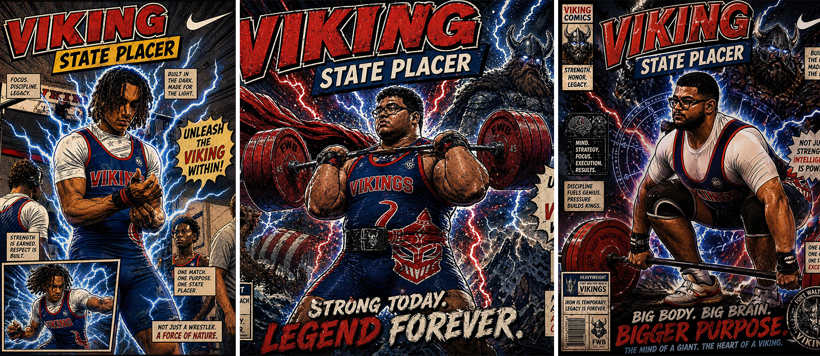 Big shoutout to our Viking Football state lifters! ⚔️  Proud of the hard work, dedication, and strength you all put in to represent at the highest level. Keep grinding and setting the standard! #VikingStrong