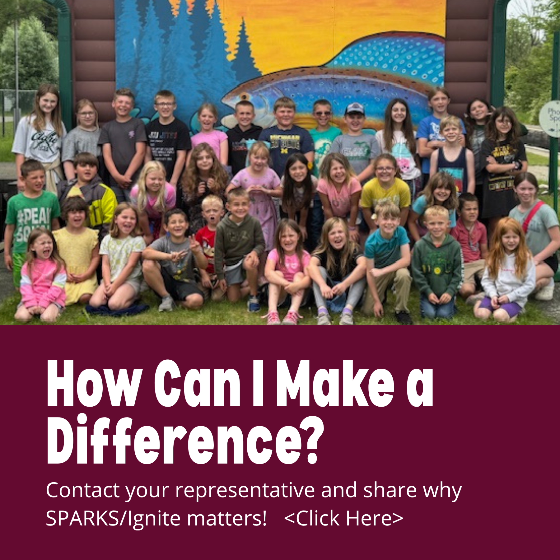 You can make a difference