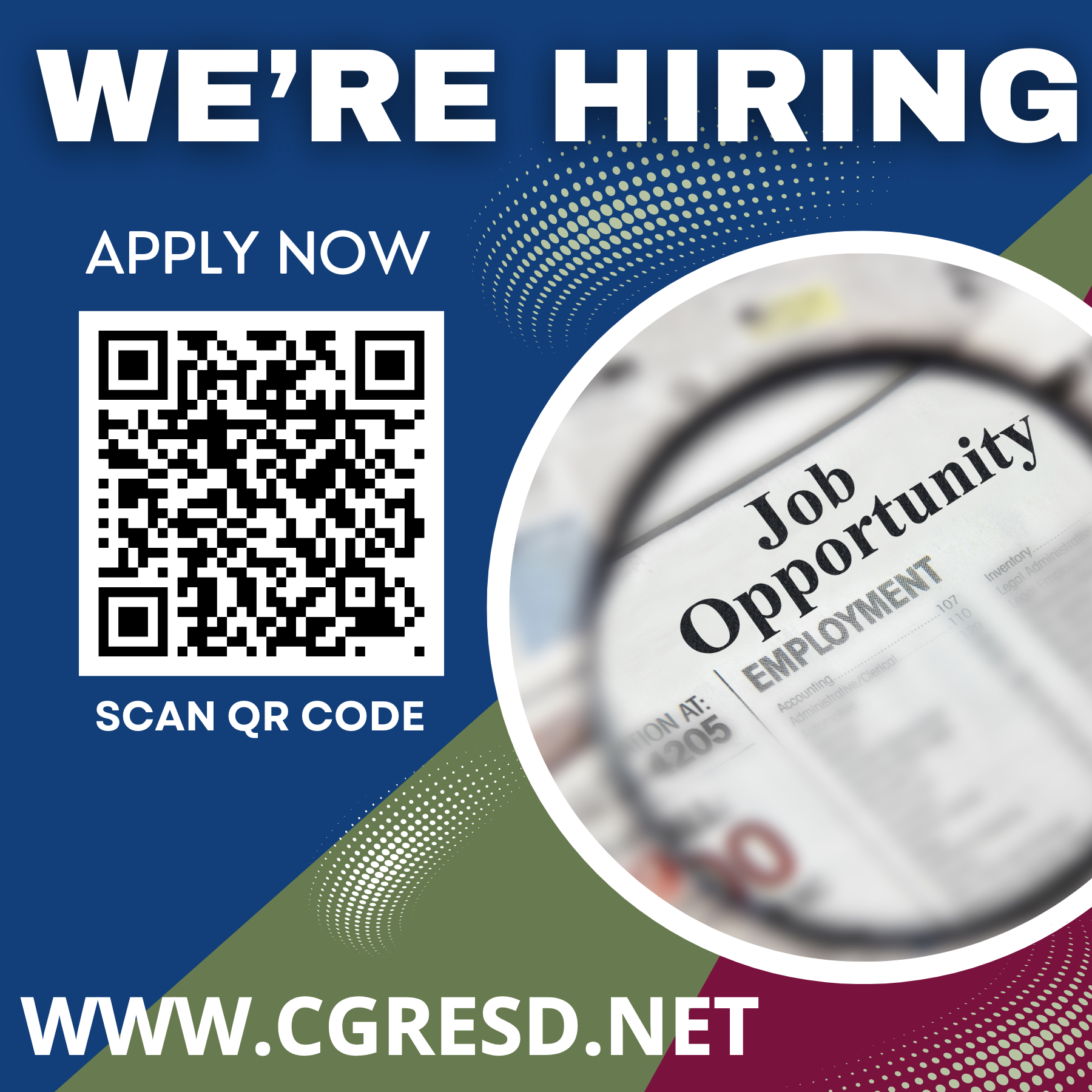 We are Hiring