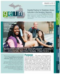 Essential Practices for Disciplinary Literacy in the Secondary Classroom: Grades 6-12
