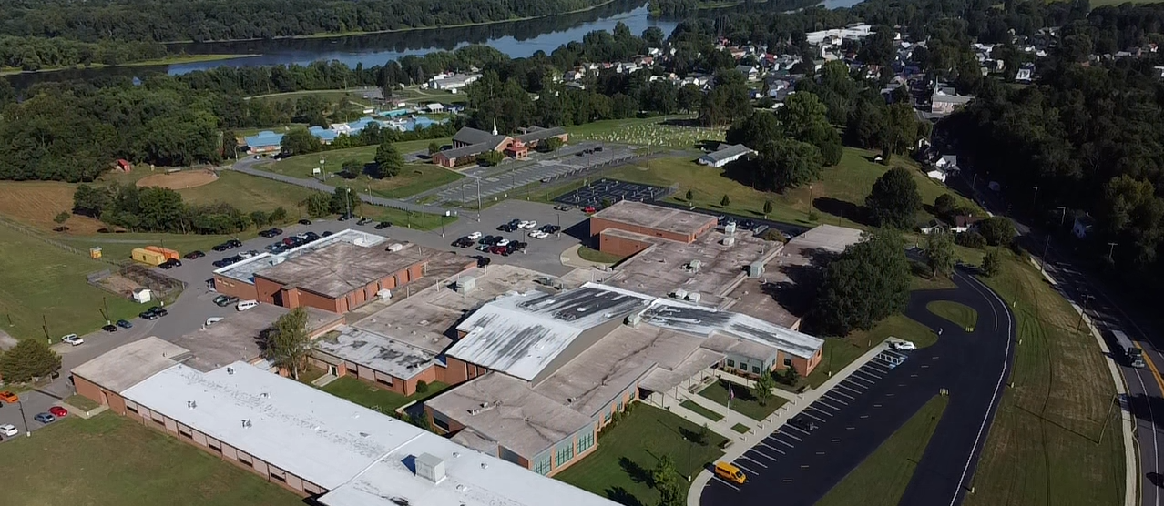 Aerial view of HASD and the Susquehanna River