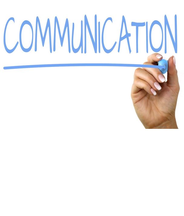 Communication written by a hand