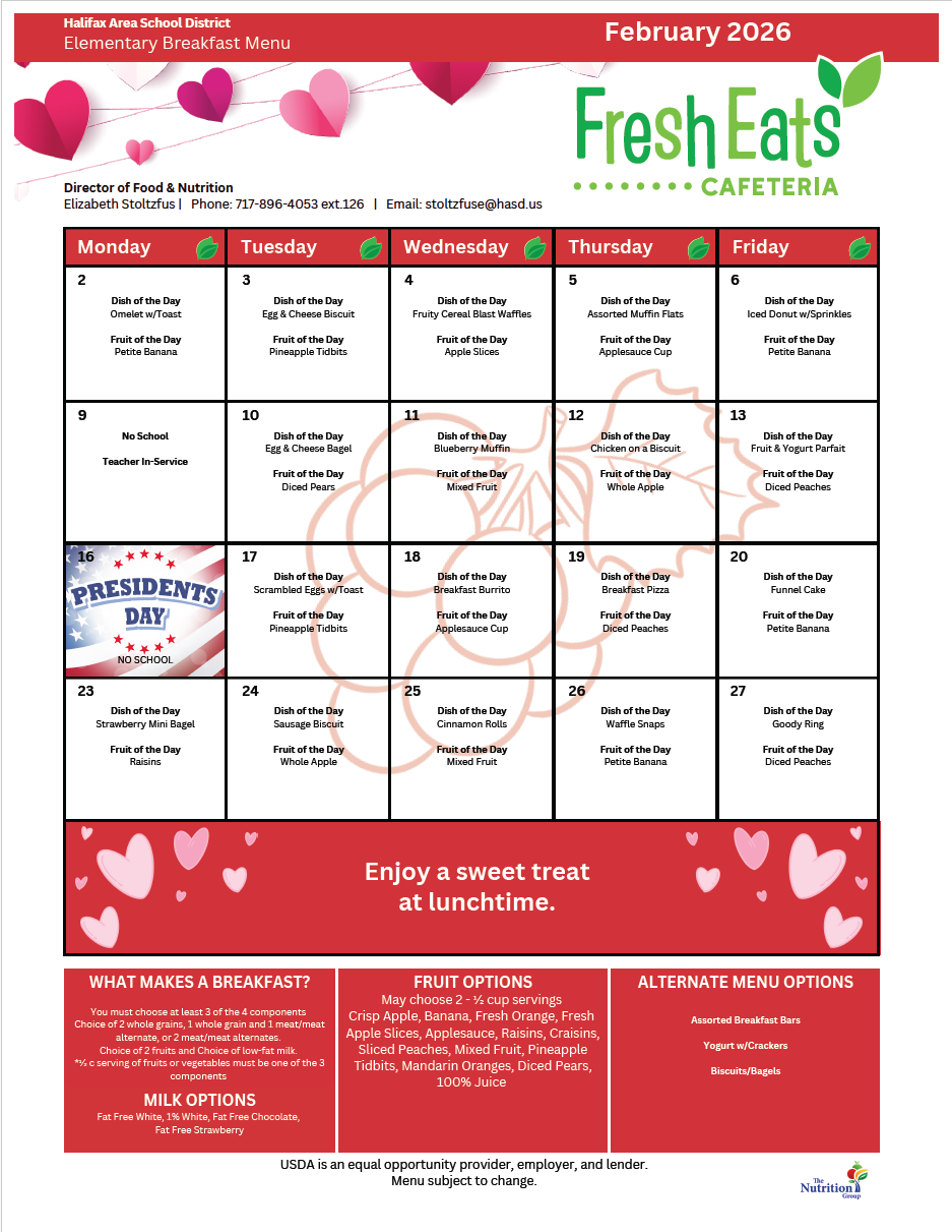 Little Cat February 2026 Breakfast