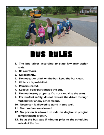 Bus Rules image