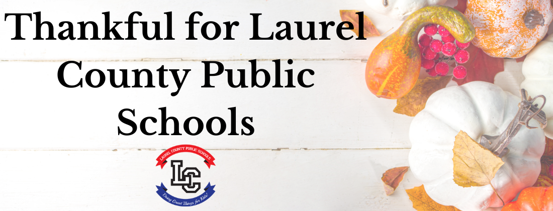 Thanks for Laurel County Public Schools